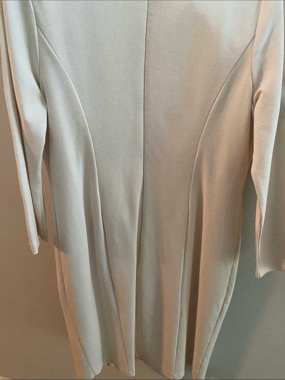 Midnight Velvet Ivory V-Neck Stud-Trim Dress - Picture 6 of 6